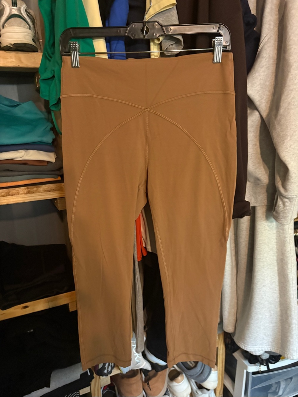 lululemon athletica High-Rise Cropped Leggings — Brown